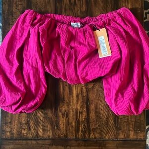 Off the Shoulder Crop Top